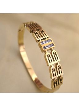 Dkane Designs - White Stainless Steel White Plated Bracelet