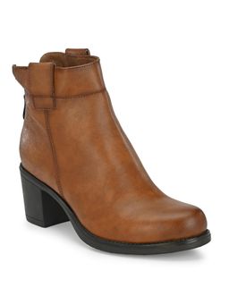 Delize - Tan Womens Ankle Length Chelsea Boot