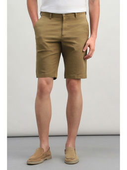 Allen Solly - Men Green Solid Shorts