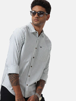 WROGN - Green Lines Striped Shirt