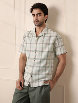 WROGN - Green Half Sleeve Shirt
