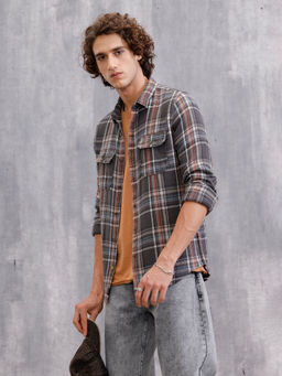WROGN - Utility Check Shirt In Slim Fit