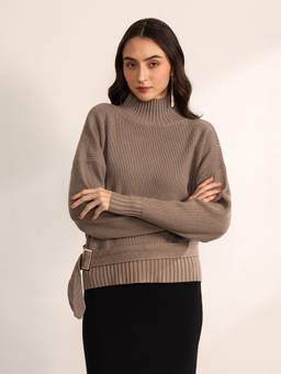 Kazo - Women Grey Kelp Winter Top