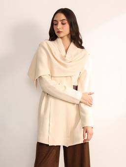 Kazo - Women Beige Scarja Jacket