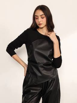 Kazo - Women Black Vixen Top
