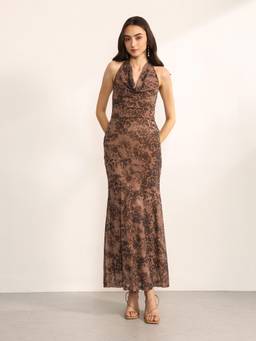 Kazo - Women Brown Adriana Maxi Dress