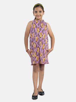 KiddoPanti - Lavender Girls Pleated Dress