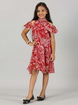 KiddoPanti - Navy Blue Girls Dress