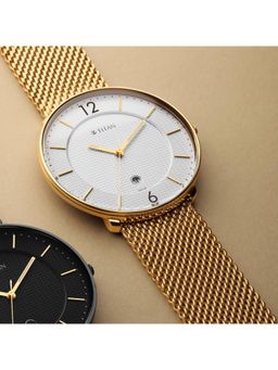 Titan - 1849YM01 Silver Dial Analog Watch for Men