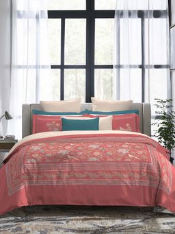 MYTRIDENT - Valencia Indulgence Bedsheet with Pillow Covers (King)