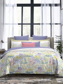 MYTRIDENT - Autumn Field Indulgence Bedsheet with Pillow Covers (King)