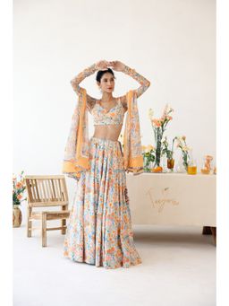 Baise Gaba - Sunlit Lehenga Choli and Dupatta (Set of 3)