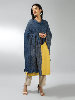 Fabindia - Indigo Modal Bandhani Dupatta
