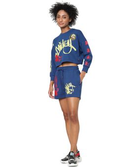ONLY - Women Printed Blue Sweatshirt