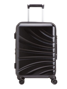 CARPISA - Black Geomtetric Trolley S-Hi Q Hard