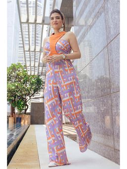 Nirmooha - Multi-Colour Geometric Jumpsuit