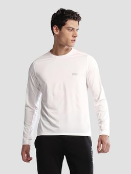 U.S. POLO ASSN. - Men White Full Sleeves Regular Fit Active T-shirt