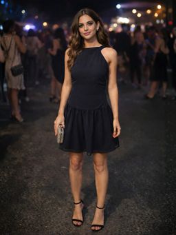 Don’t be basic - Women Black Solid Sleeveless Dress