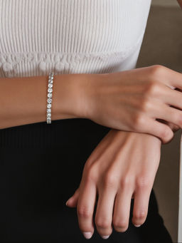 TAD Accessories - White Stone Bracelet