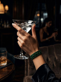 TAD Accessories - Lumiere Green Crystal Bracelet