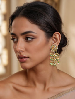 TAD Accessories - Multicolor Kundan Earrings