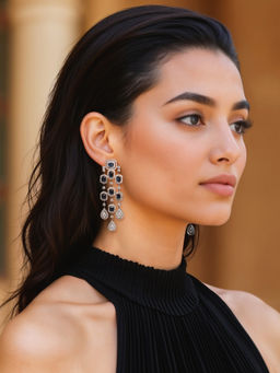 TAD Accessories - Diamond Chandelier Earrings
