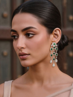 TAD Accessories - Diamond Chandelier Earrings
