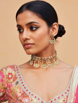 TAD Accessories - Polkis Choker and Earrings Set