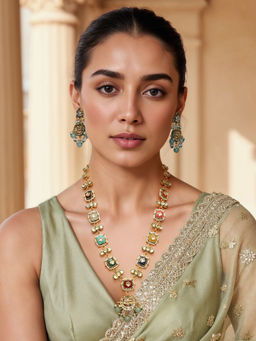 TAD Accessories - Multicolor Choker and Earrings Set