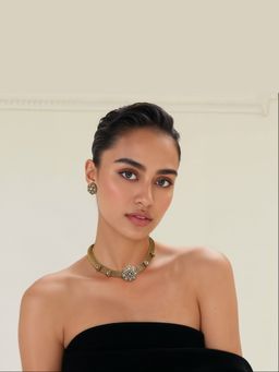 TAD Accessories - Polkis Choker and Earrings Set