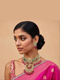 TAD Accessories - Multicolor Choker and Earrings Set