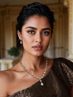 TAD Accessories - White Stone Necklace