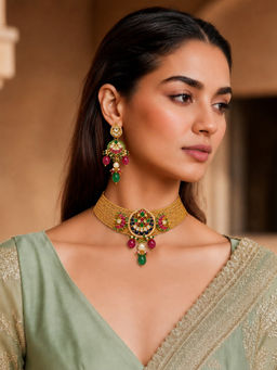 TAD Accessories - Traditional Necklace with Earrings