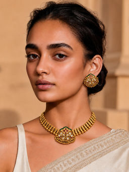 TAD Accessories - Traditional Necklace With Earrings
