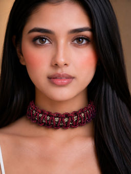 TAD Accessories - Lumiere Crystal Embeded Necklace