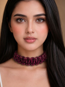 TAD Accessories - Red Hand Made Necklace