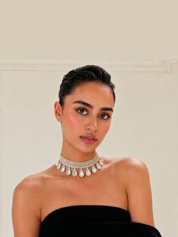 TAD Accessories - Gold Embroidery Choker