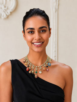 TAD Accessories - Vintage Charm Stone Neckalce