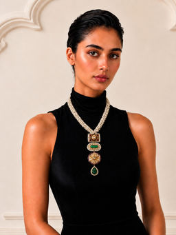 TAD Accessories - Noor Mahal Pearl Multicolor Necklace