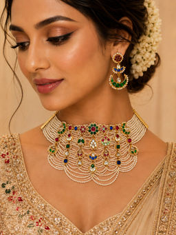 TAD Accessories - Chaandni Multicolor Necklace