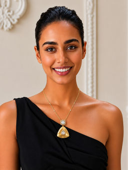 TAD Accessories - Aurora Triangle Pendant Necklace