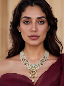 TAD Accessories - Multicolor Kundan Necklace