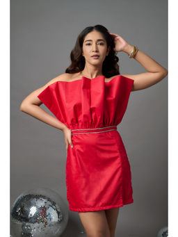 KM Label - Red Toffee Tube Dress