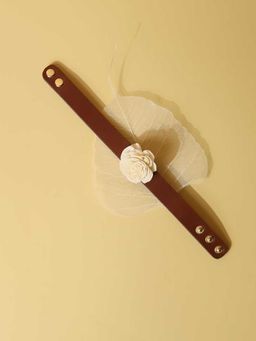 The Bicyclist - Brown Handmade Rakhi Bracelet