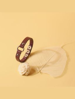 The Bicyclist - Brown Handmade Rakhi Bracelet