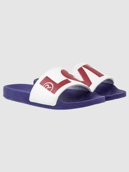 Levi's - Men's Blue Brand Logo Sliders
