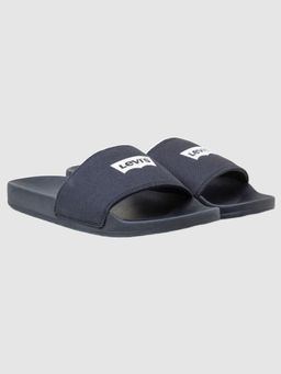 Levi's - Men's Navy Brand Logo Sliders