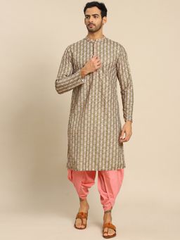 KISAH - Men Olive Kurta Set (Set of 2)