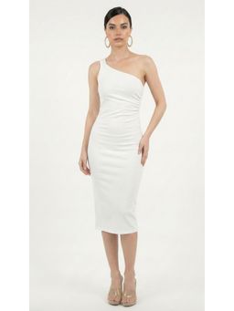 COLOR CAPITAL - Asymmetric Midi Dress