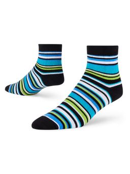 Dynamocks - Stripes 13.0 - Men and Women Ankle Length Socks - Free Size